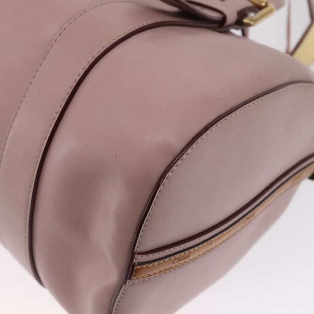 Chloe Vintage Handbag Leather Pink Leather Handbag (Pre-Owned) - Picture 11 of 16